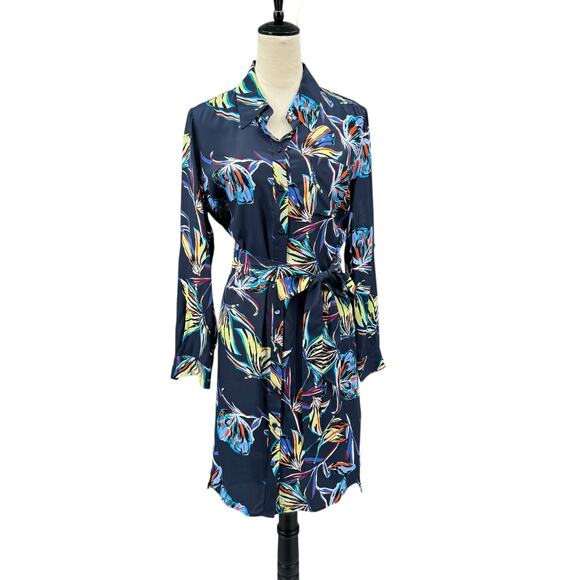 Diane Von Furstenberg Dresses & Skirts - Diane von Furstenberg NWT Navy Prita Abstract Butterfly Print Silk Blend Dress